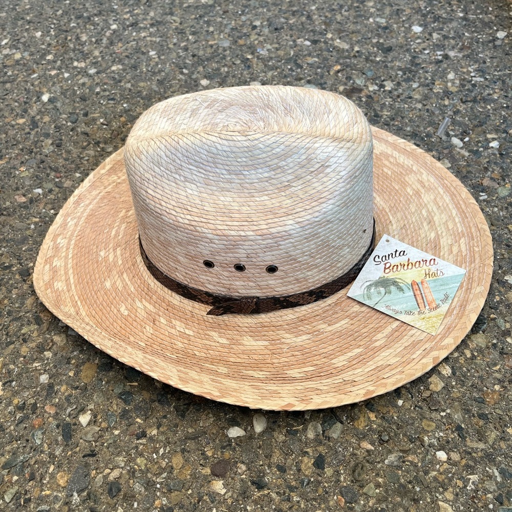 Santa Barbara Western/Palm Snakeskin Cowboy Hat